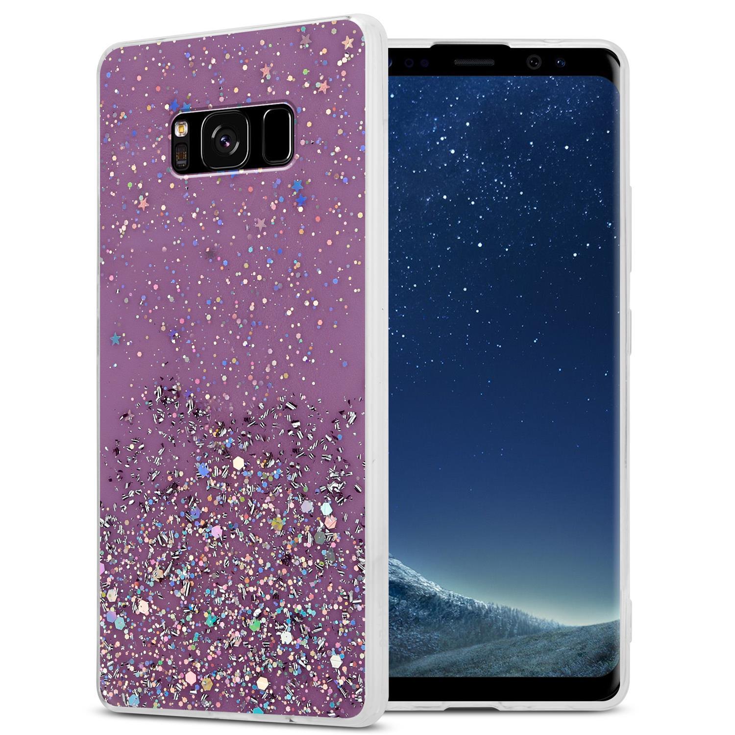 Case Compatible For Galaxy S8 Protective Of Flexible Tpu Silicone With Sparkling Glitter Case Cover Phone Case