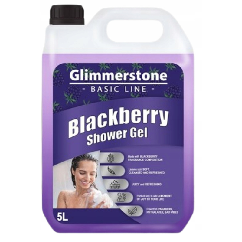 Gel za tuširanje s mirisom kupine za kadu, 5L DEN