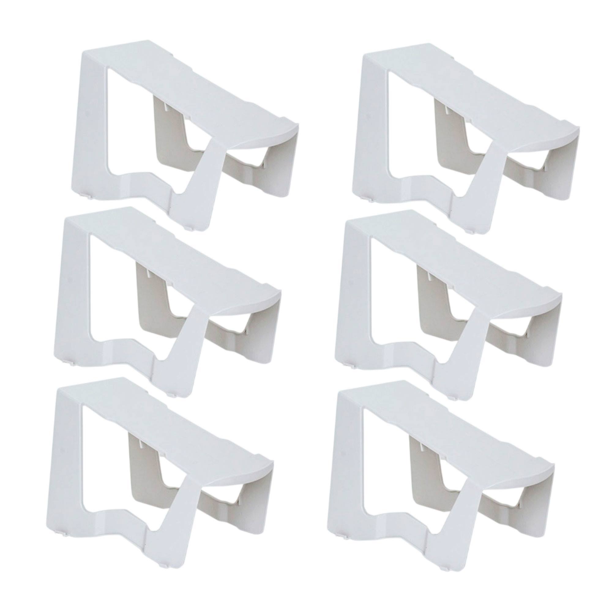 Image of Well Home Set Of 6 Polypropylene Shoe Racks, 21x14.7x14cm