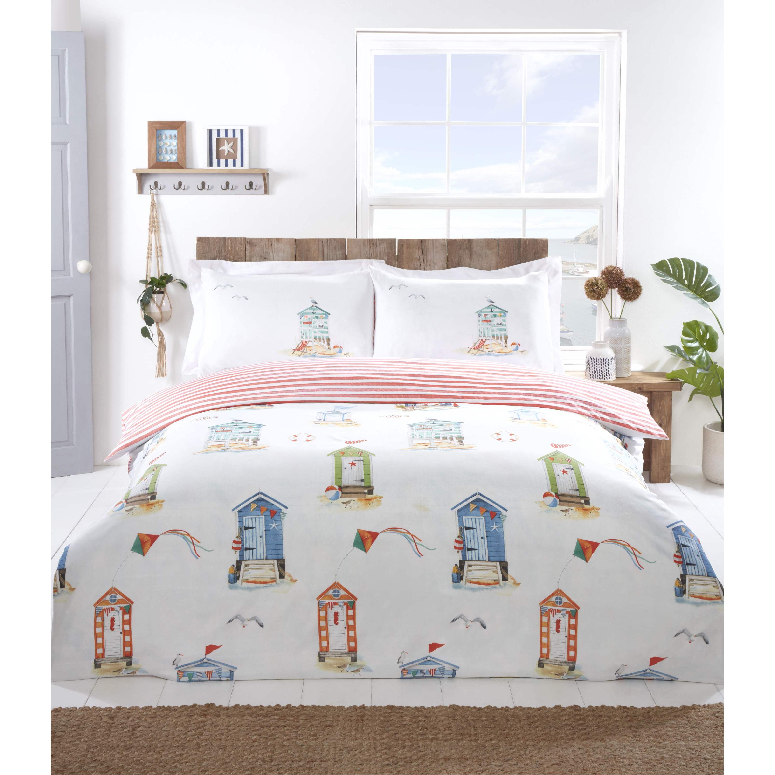 TEMU Home Polyester Reversible Duvet Cover Set With Pillowcase