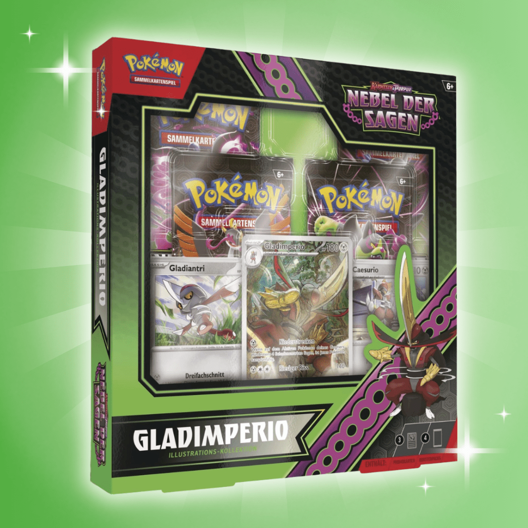 Mist Of Sv6.5 – Gladimperio Illustrations Collection German, 4 Booster Packs + Cards