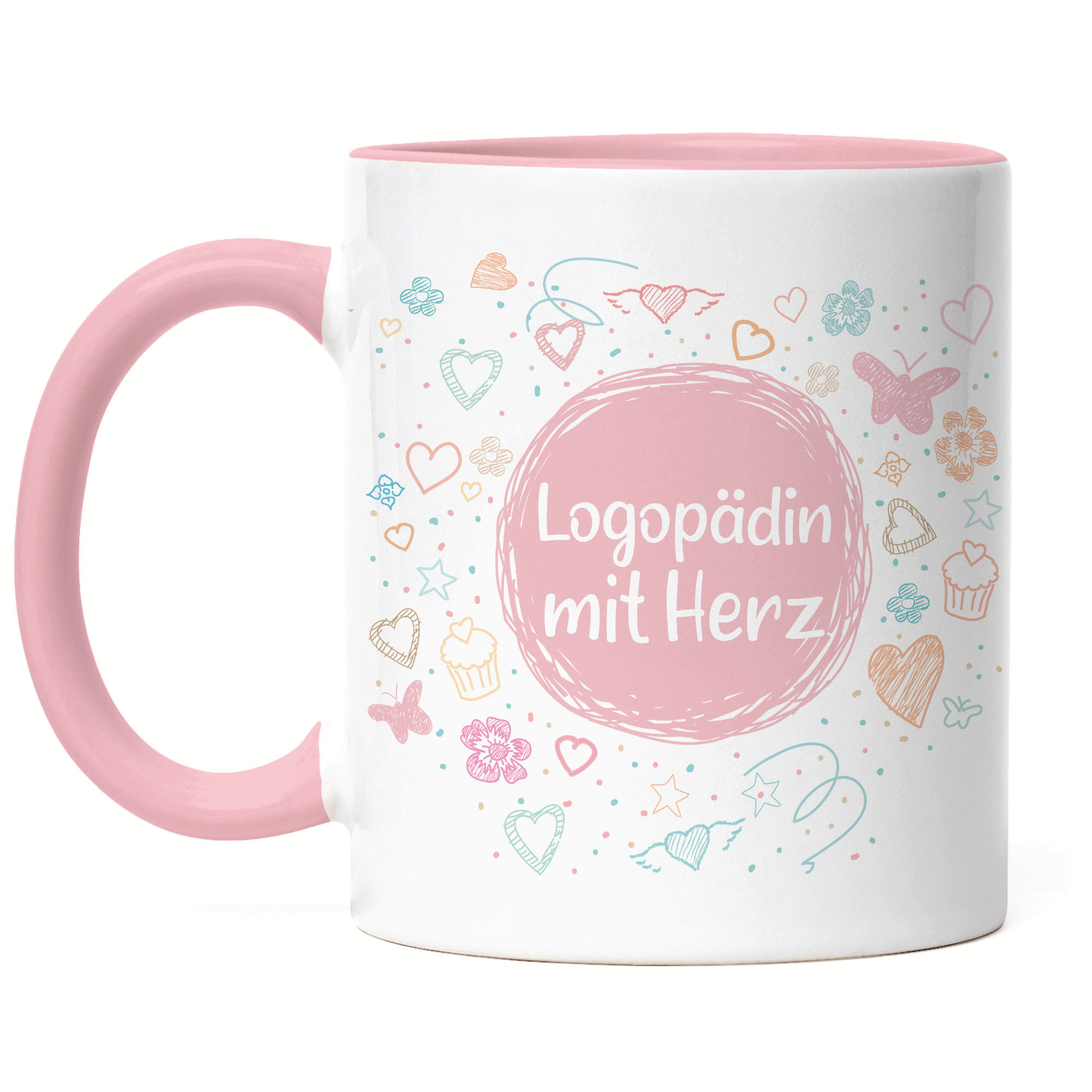 Speech Therapist With Heart Blue Cup Thank You Gift Say Thank You For Everything Speech Therapy - Coffee Cup, Coffee Mug