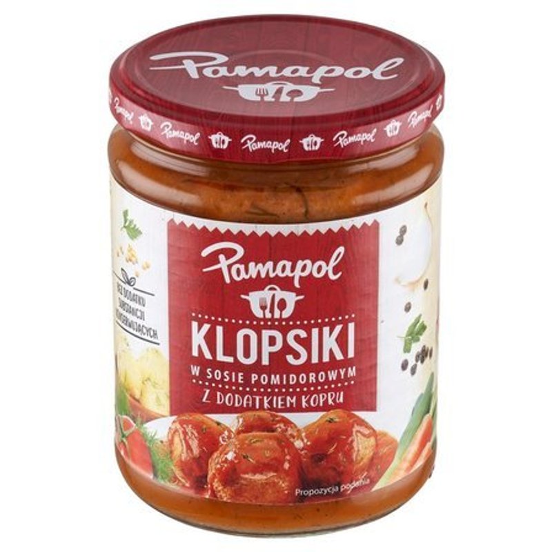 Image of Pamapol Meatballs In Tomato Sauce With Dill Addition 500g