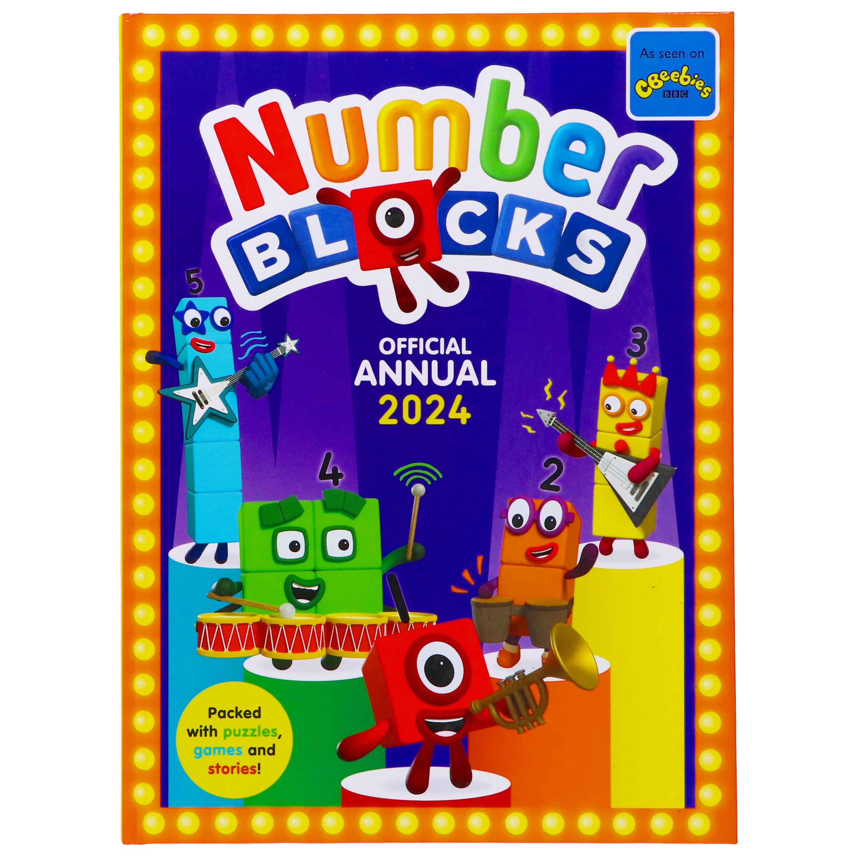 TEMU Numberblocks Annual 2024 By Sweet Cherry Publishing - Ages 4+ - Hardback