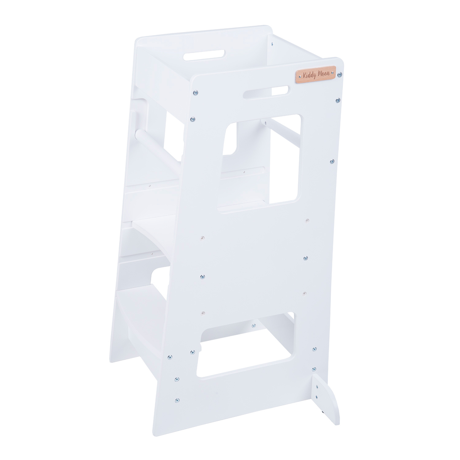 Kiddymoon Learning Tower For Children Ages 1+, Anti-tilt Protection, Height-adjustable (3-level),, Safety, Assembly Accessories