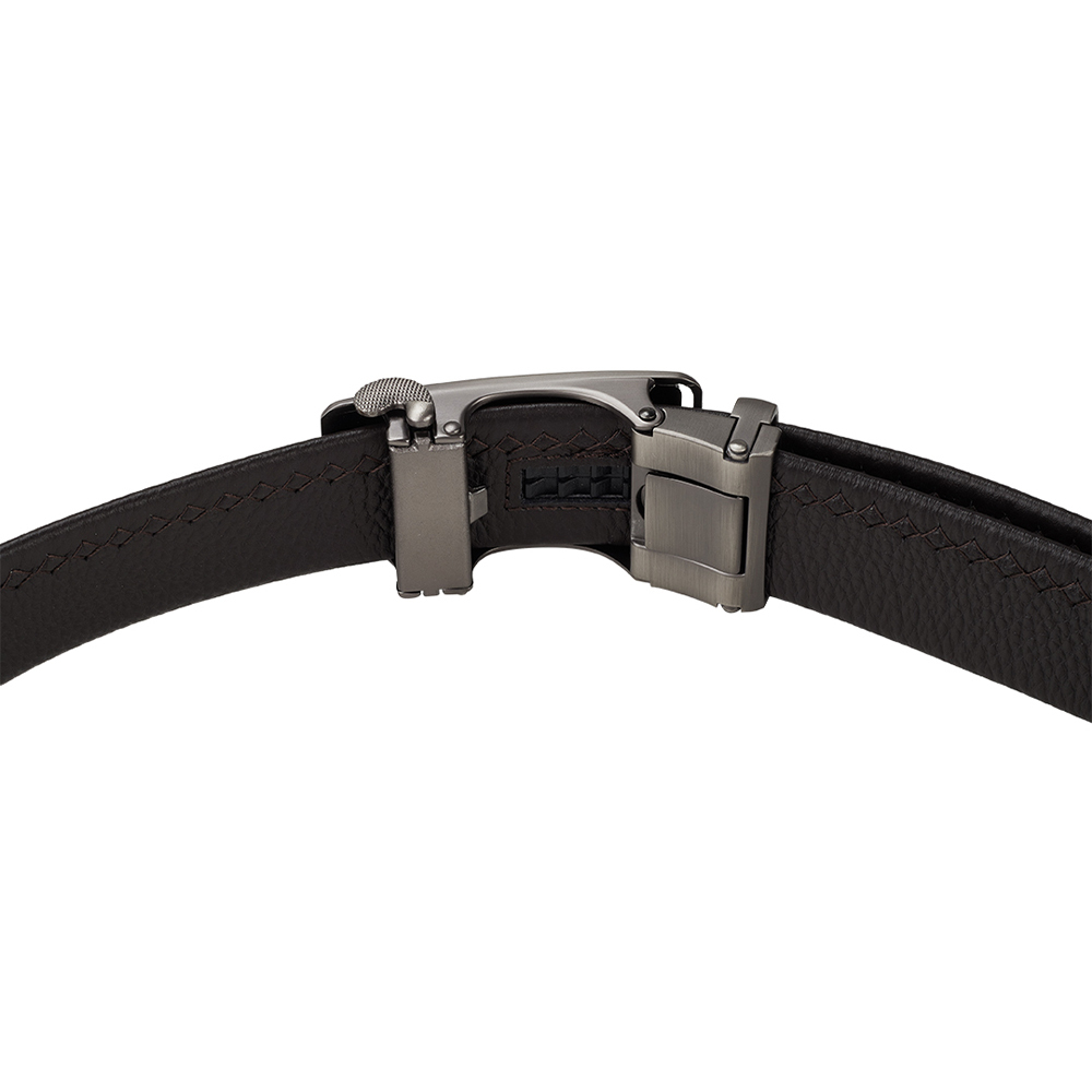 Men's Automatic Buckle Casual Belt with Adjustable Strap