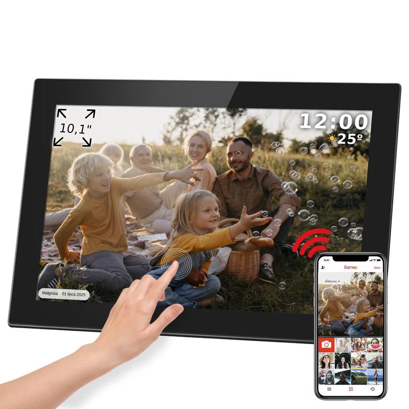 TEMU &matz Wi-fi Digital Photo Frame, 10.1" High-quality Panel