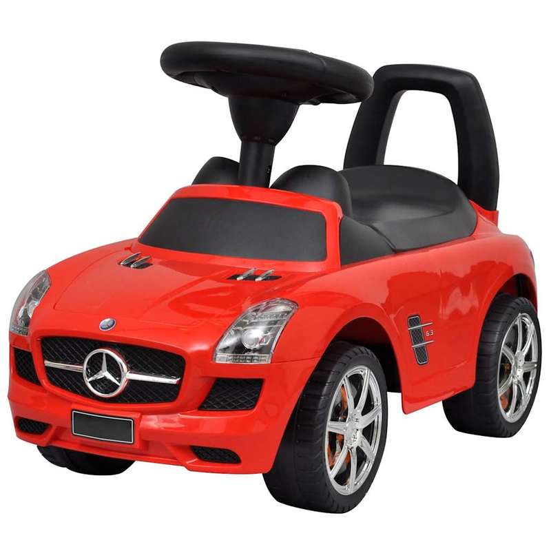 Pedalauto met opbergruimte onder de zitting, 66,2 x 28,7 x 38,4 cm, Rood