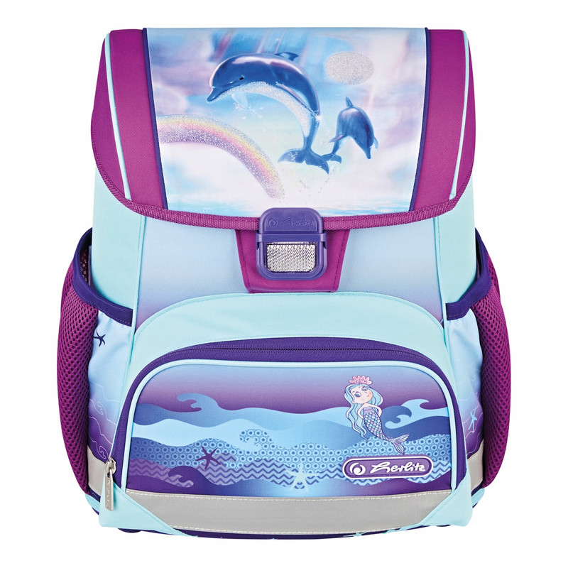 Loop Ocean In Heaven Dolphin School Backpack 6-9 By Herlitz