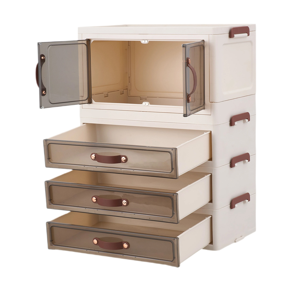 Multi-Drawer Clear Storage Organizer for Home & Office