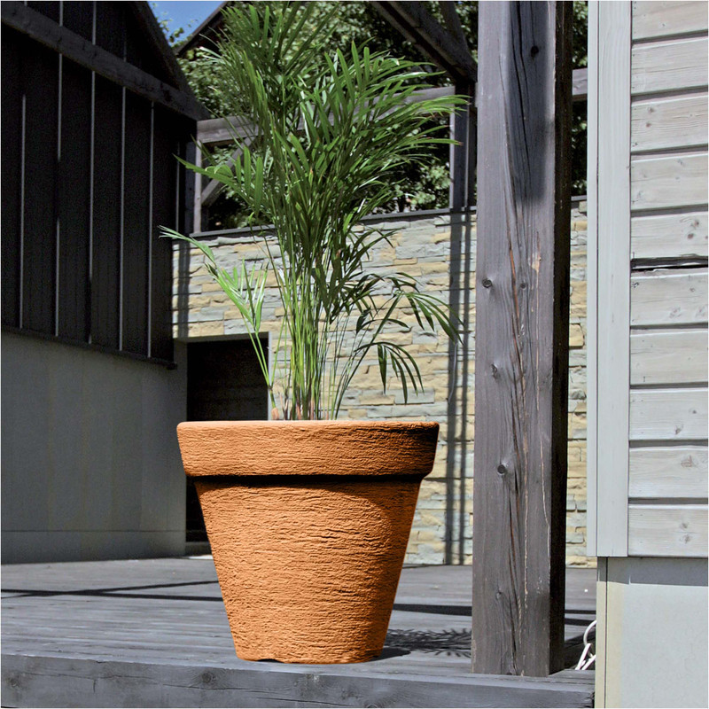 garten pflanzkübel 30 ziegelstein optik terrasse