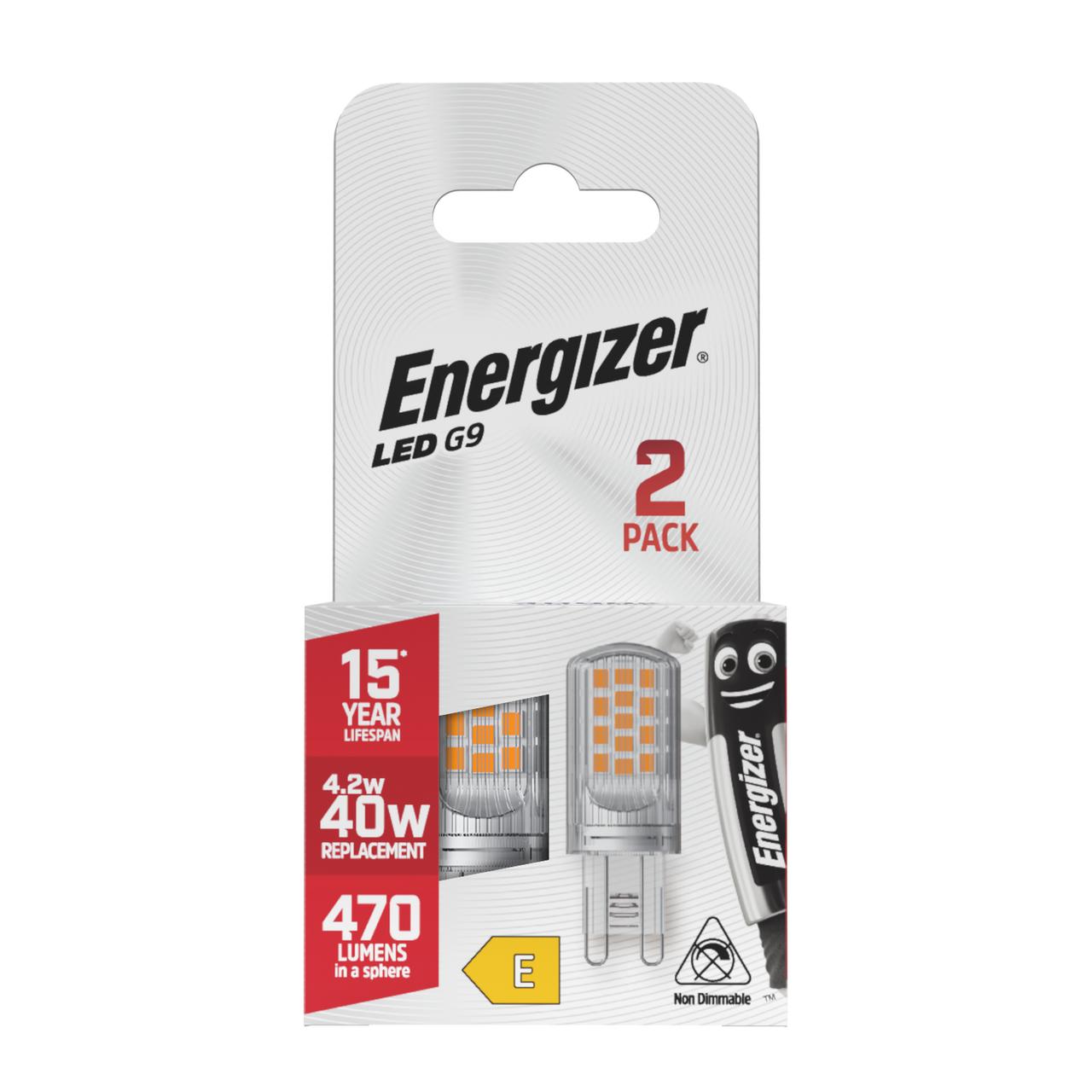 TEMU Led G9 470lm 4.2w 4000k (cool White) Light Bulb - Pack Of 2