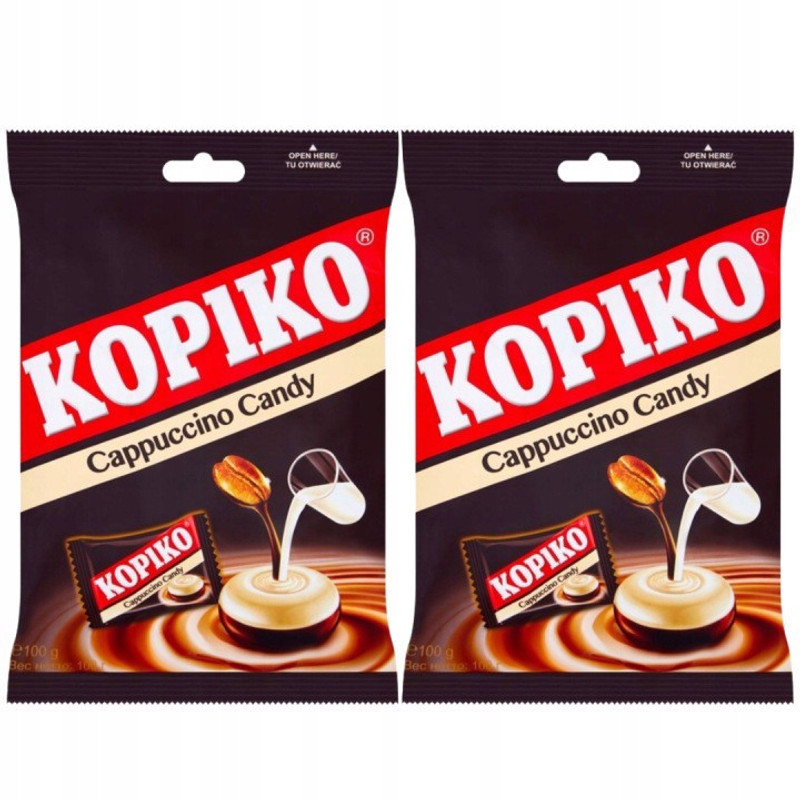 Image of Kopiko Cappuccino Coffee Candies 100 G X 2 Pieces