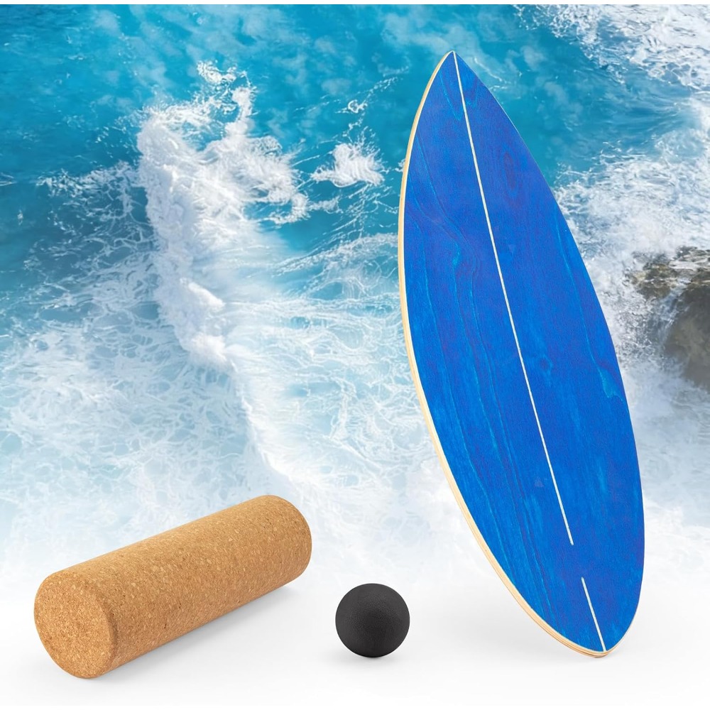 Solid Board, With 2-in-1 Roller System, 150 Kg, Manually Polished, Suitable For Dynamic Surfing, Skiing, And At Home