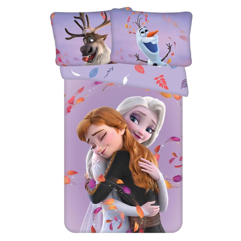 E-shop Frozen 2 Anna Elsa Olaf Junior Bettwäsche 100 x 135 cm