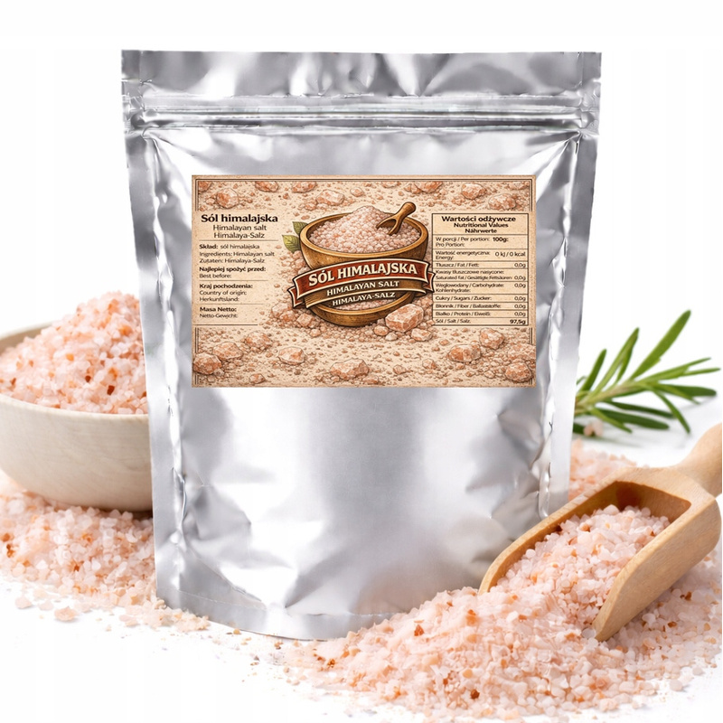 Himalayan Salt - Pink Kitchen Salt, Intense Flavor And Quality, 100g