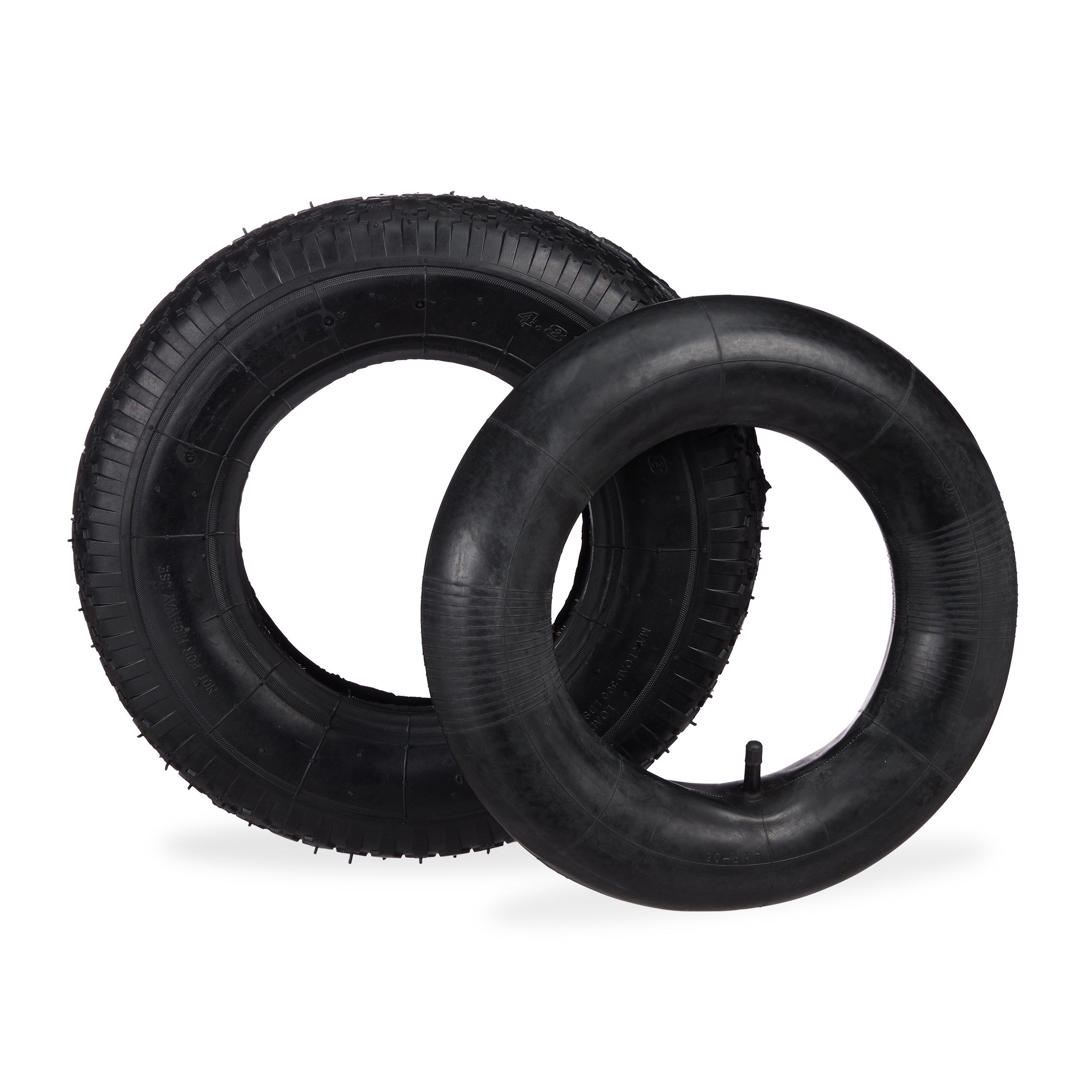 TEMU Wheelbarrow Tires 4.00-8" With Tube