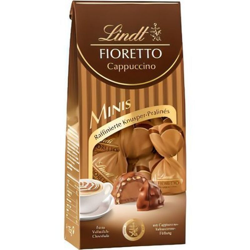 Image of Lindt Fioretto Minis Cappuccino, Chocolates, 115g