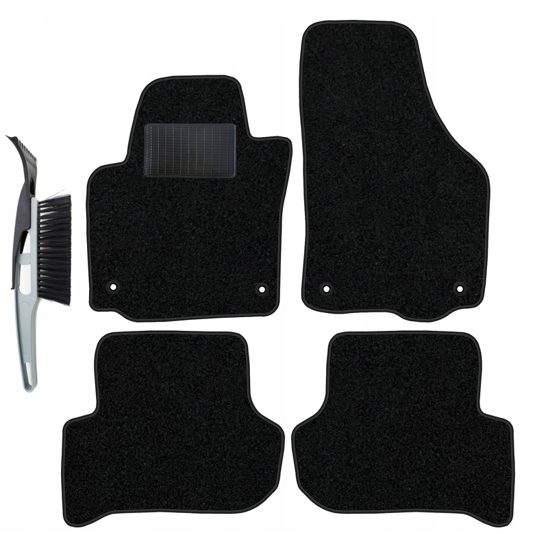 Velour Floor Mats Complete Set For 2009-2017