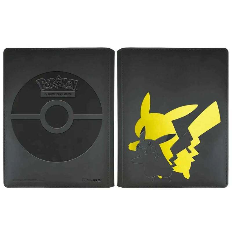 Ultra Pro Pikachu Folder 9-pocket Zippered Pro-binder With Zip, Album & Tcg Card Folder For Storage