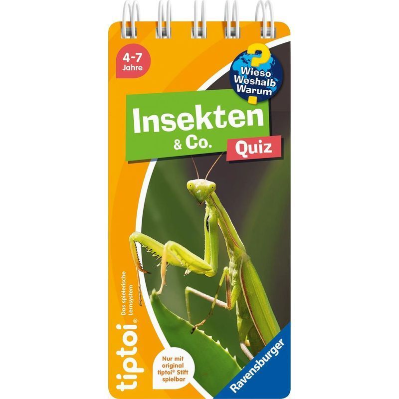 Image of Tiptoi Why, How, What Quiz - Insects & Co. / Paperback / German / 2026 / Ravensburger Verlag