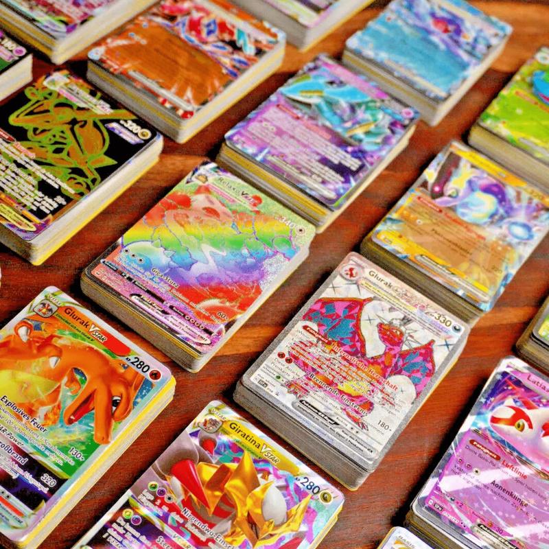 E-shop Pokémon 100 Kartenpaket - ORIGINALE UND DEUTSCHE KARTEN! 1 EX/GX///V/RAINBOW oder RAINBOW GARANTIERT!!! GLITZER KARTEN, AKTUELLE SETS! COOLE