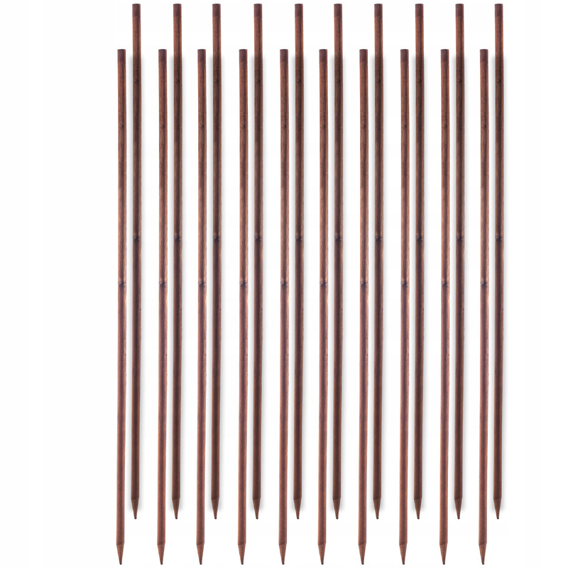 Kadax Wooden Stakes, Impregnated Stakes, 180cm Plant Support Sticks, 20pcs