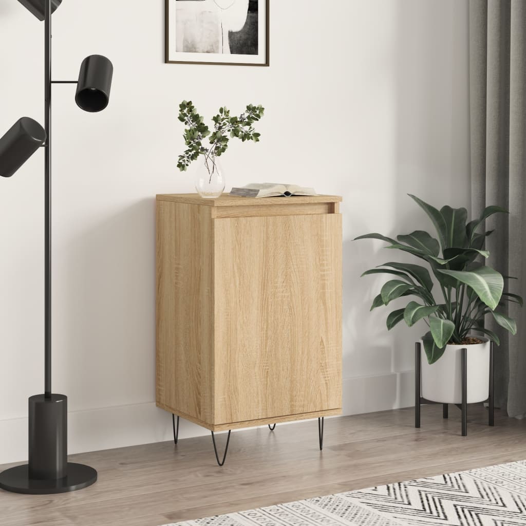 Image of Vidaxl Sideboard Storage Cabinet Side Cabinet Small Cabinet Side Table Home Organizer Living Room Cabinet