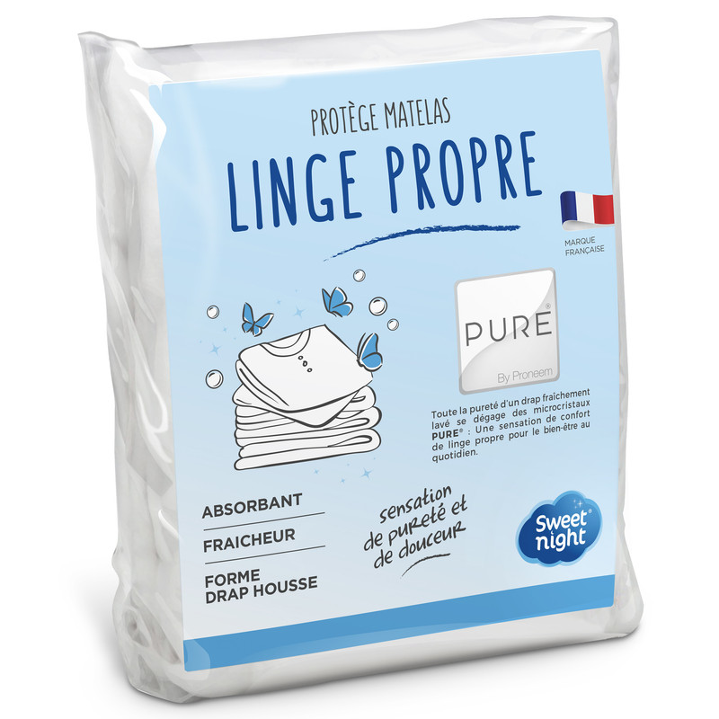 TEMU Sweetnight - Protège Matelas | Molleton 100% Coton | et Confortable | Absorbant et Silencieux