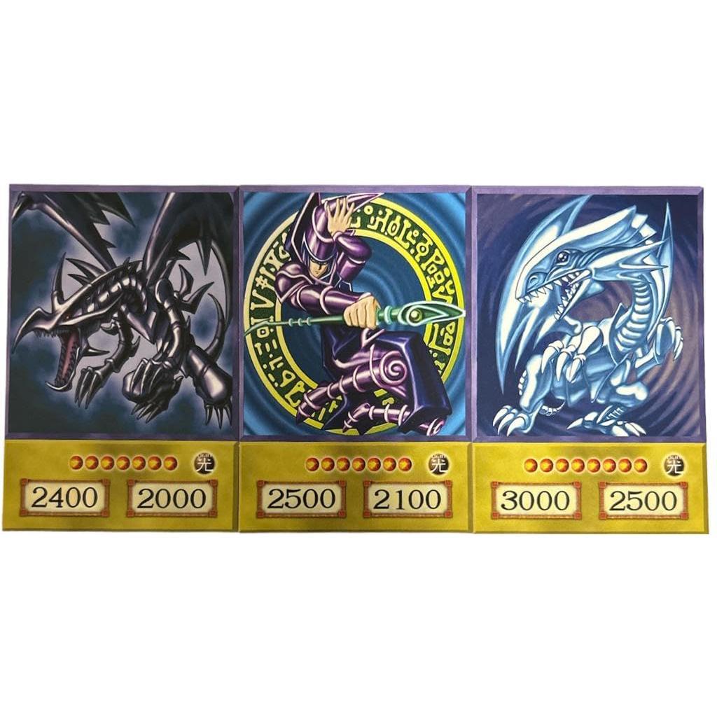 E-shop Yugi, & -Set Orica -Schwarzer , Weißer Drache & Schwarzer Rotaugen Drache - Original Anime Karte - Alle 3 Favoriten Monster enthalten +