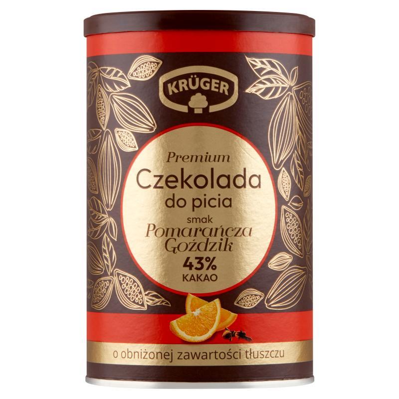 Krüger Premium Drinking Chocolate, Orange Clove Flavor, 220 G