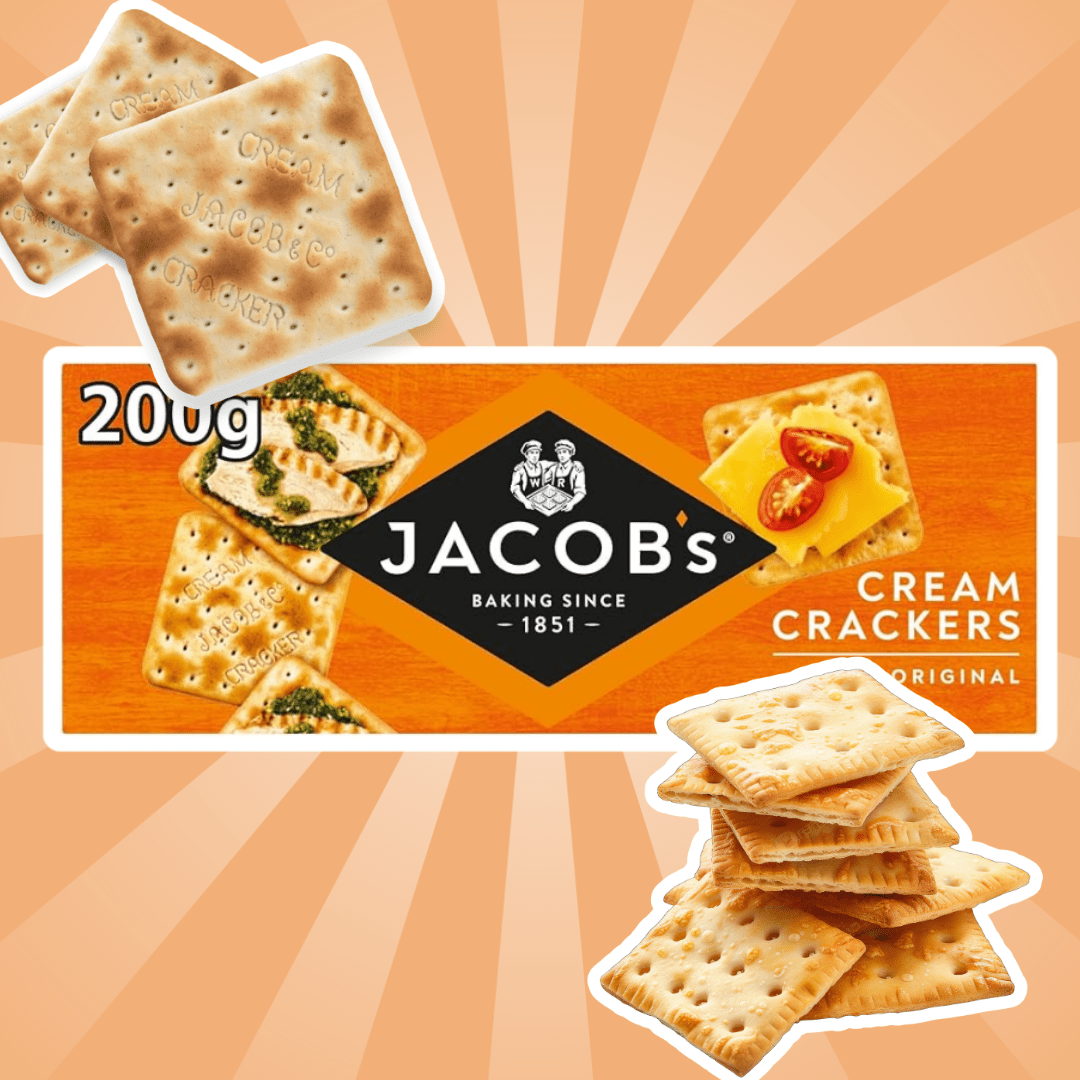 TEMU ’s Cream Crackers – Crispy Wheat Crackers | 200 G