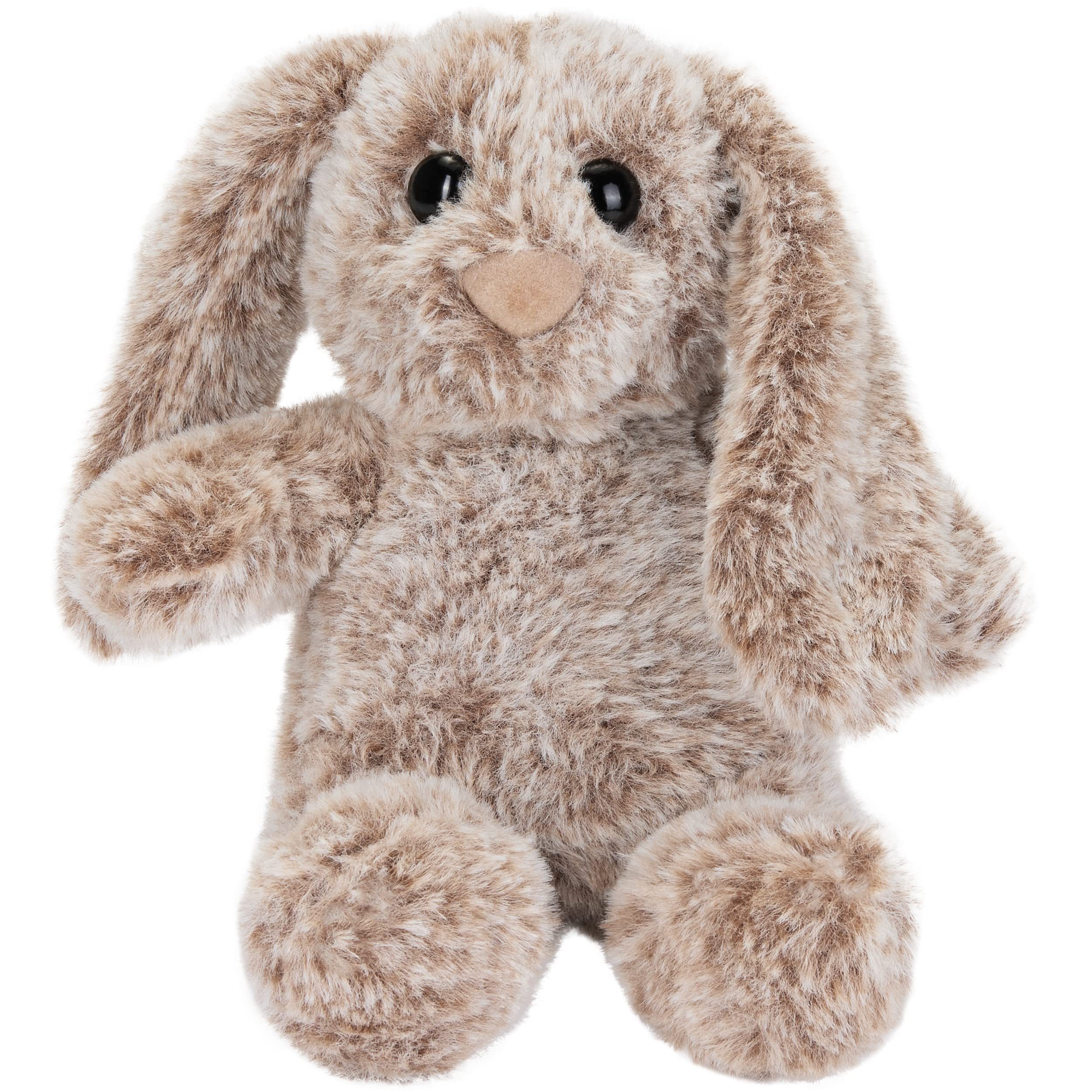 Brubaker Bunny Plush Toy With - 18 Cm Plush Rabbit For Kids - Cuddly Stuffed Bunny - Grey Brown Plush Toy