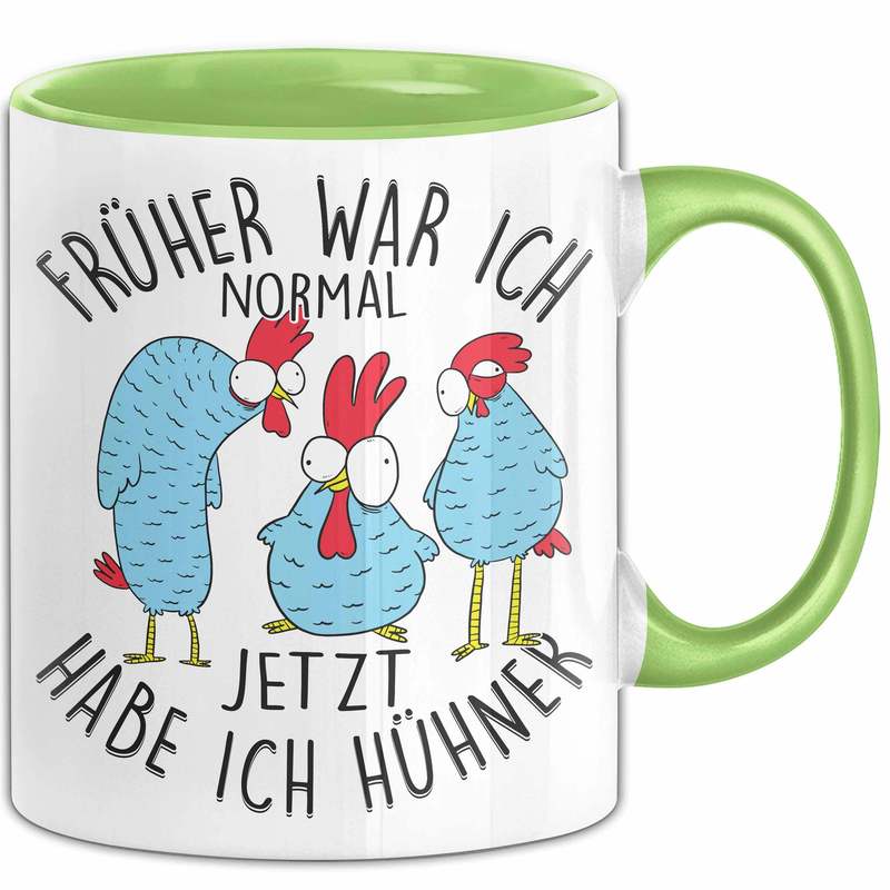 Chicken Mug Gift - "i Used To , Now I Have Chickens" - Farmer & Gift Idea