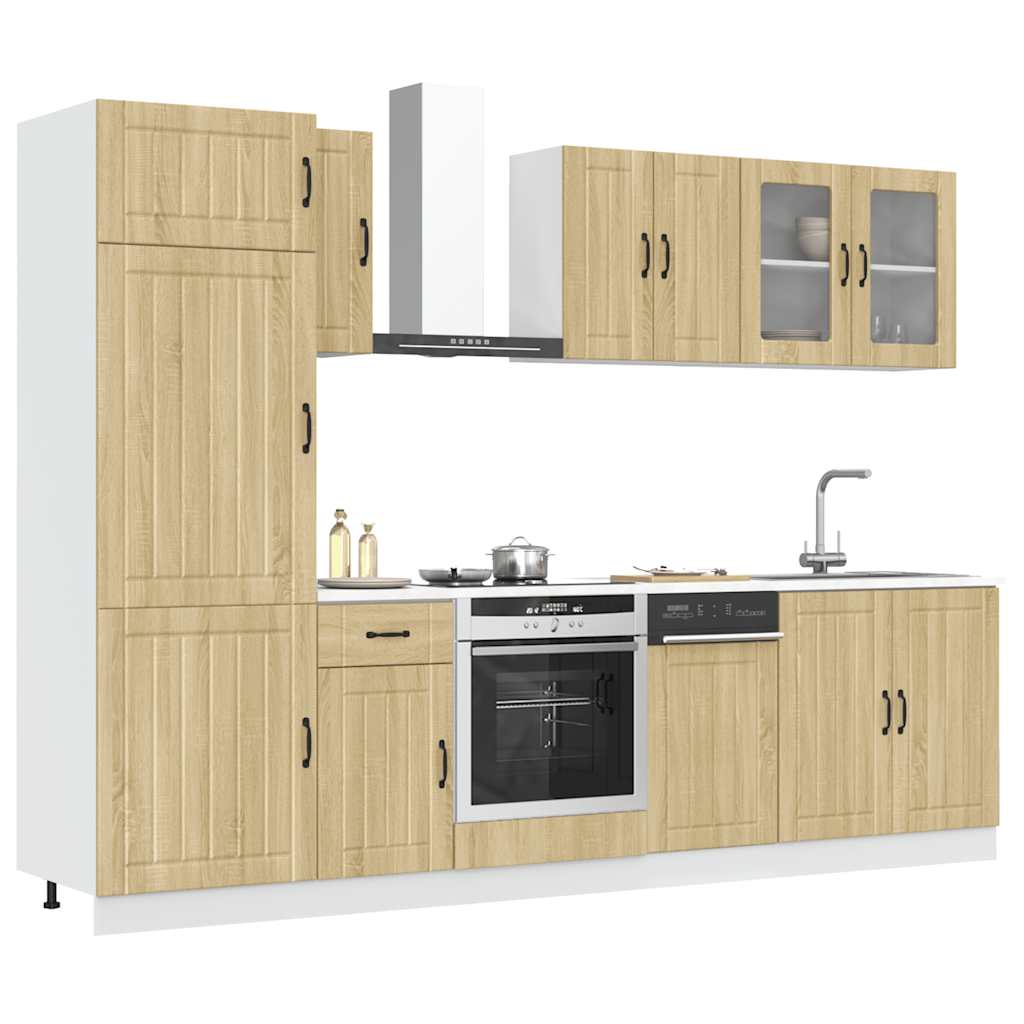 Image of Vidaxl In Artisan Oak And White, Storage Space, Sturdy Mdf Construction | Ideal For Indoors, Easy To Assemble, 60 Cm Modern Wall Furniture For Home Organization