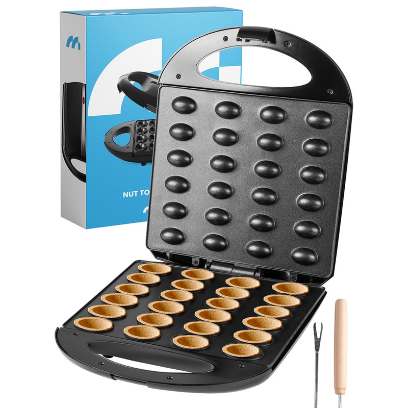 TEMU Coated Peanut Butter Cookie Toaster, 24-piece Set, 1600w, Maltec Pm1600w + Fork