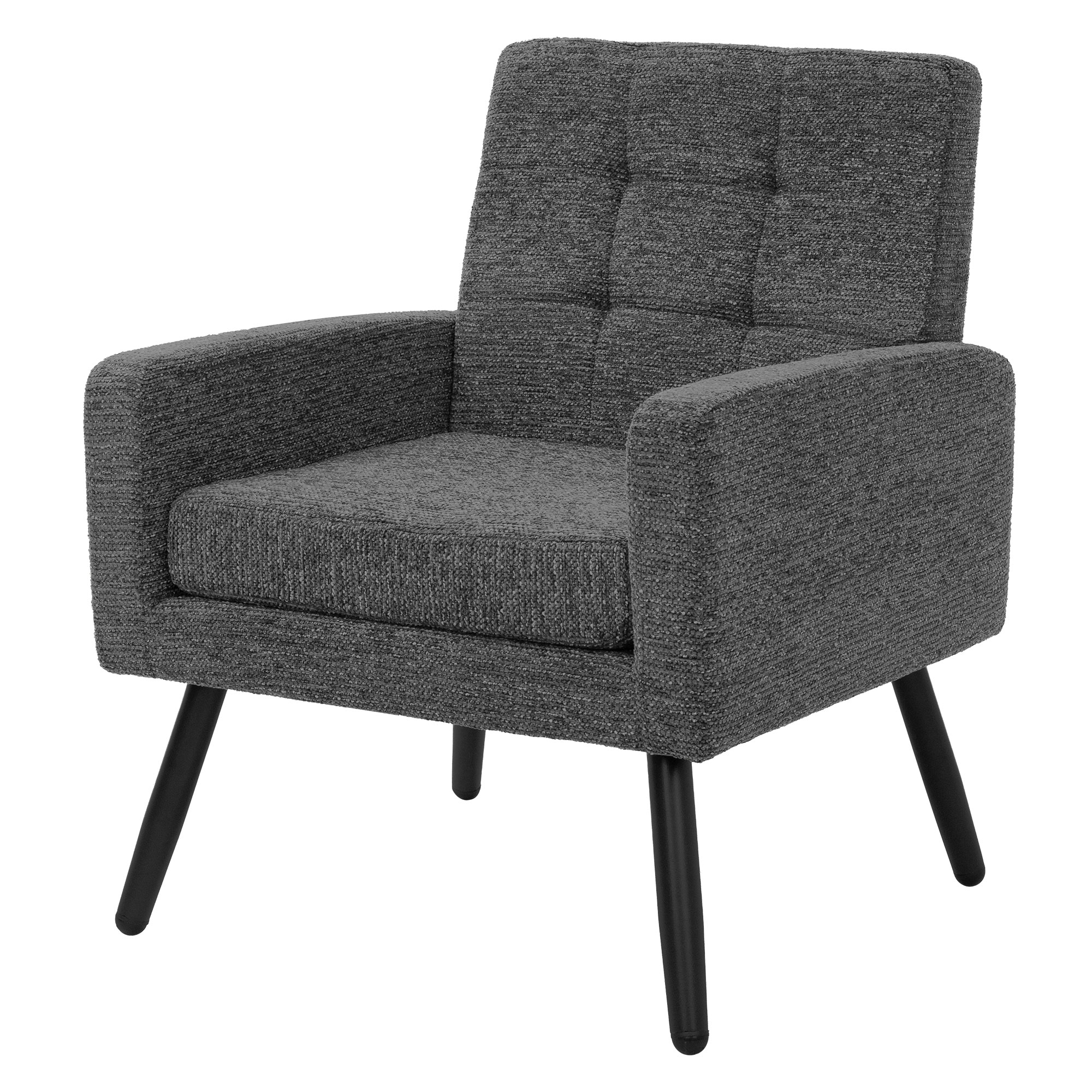 Image of Ml-design Armchair Living Room, Relaxation Armchair, Comfortable Reading Armchair, Upholstered Armchair With Steel Legs And Web Structure, Tv Armchair Up To 150 Kg, Lounge Armchair, 66.5x80x63.5 Cm