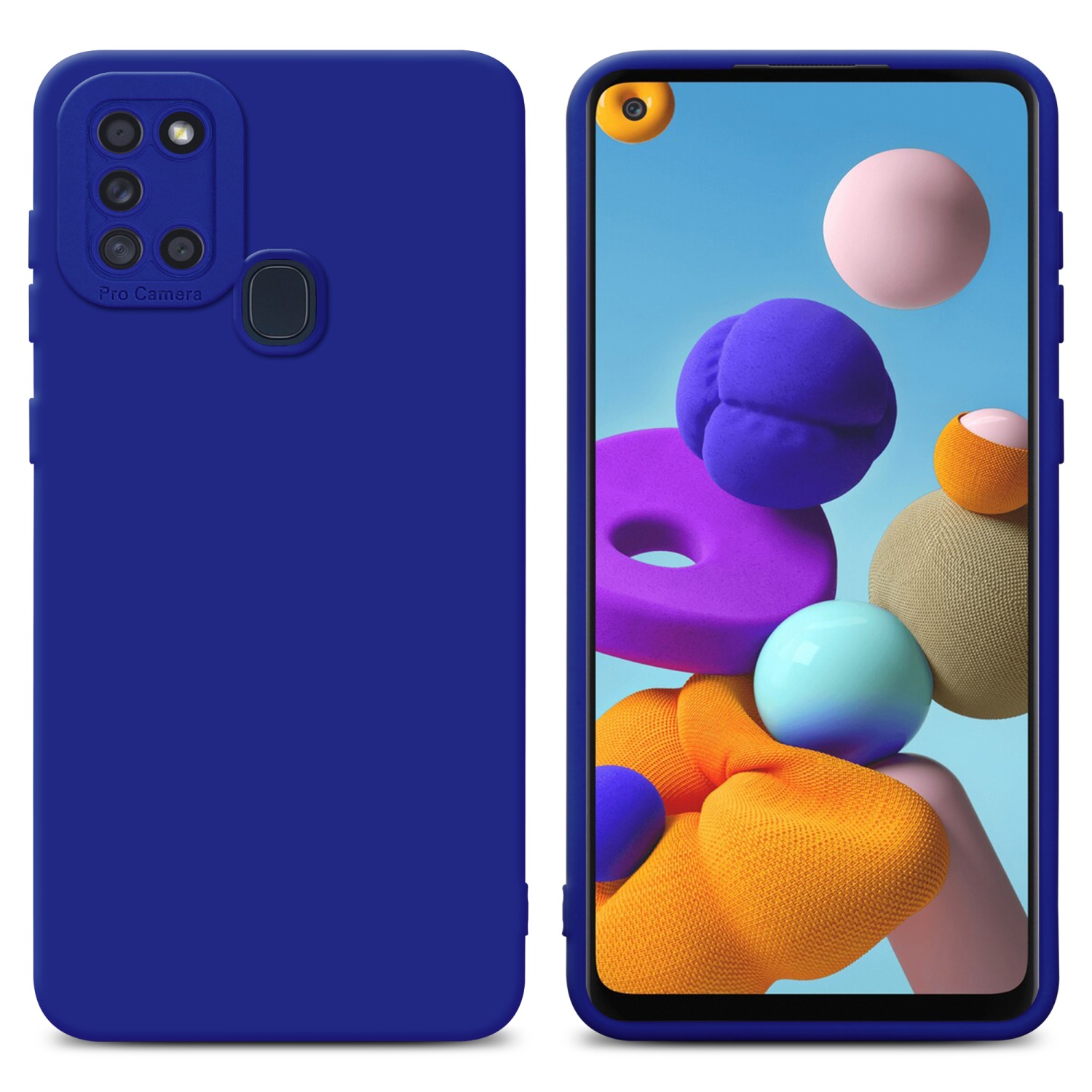 Image of Compatible Case For Galaxy A21s Protective Cover Flexible Tpu Silicone Case Cover, Shockproof Non-slip Design, Camera Protection, Durable Tpu Silicone Material