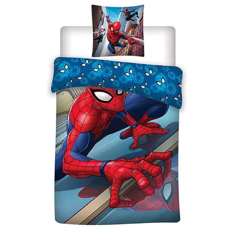 Spiderman Bed Sheet Set 80 X 80 Cm + 135 X 200 Cm 100%