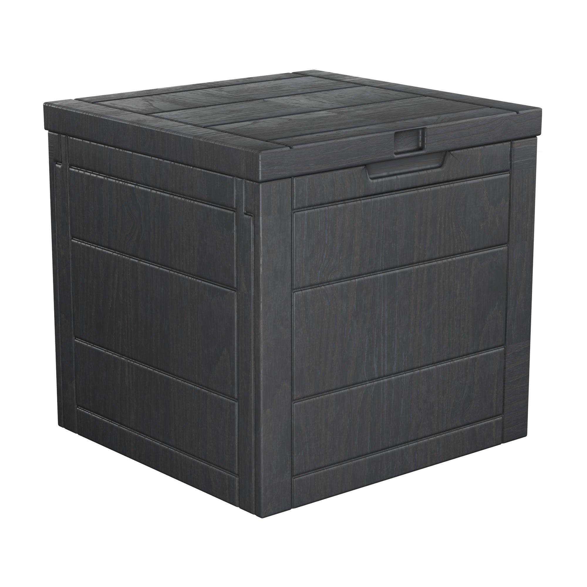 Image of Neo 35 - Resin Garden Storage Chest Bench 54x53x56 Cm