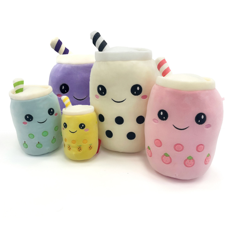 Boba Tea Soft Toy Flavoured Bubble Plush Pillow