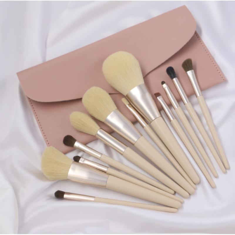 TEMU Professional Makeup Brush Set (12 Brushes)