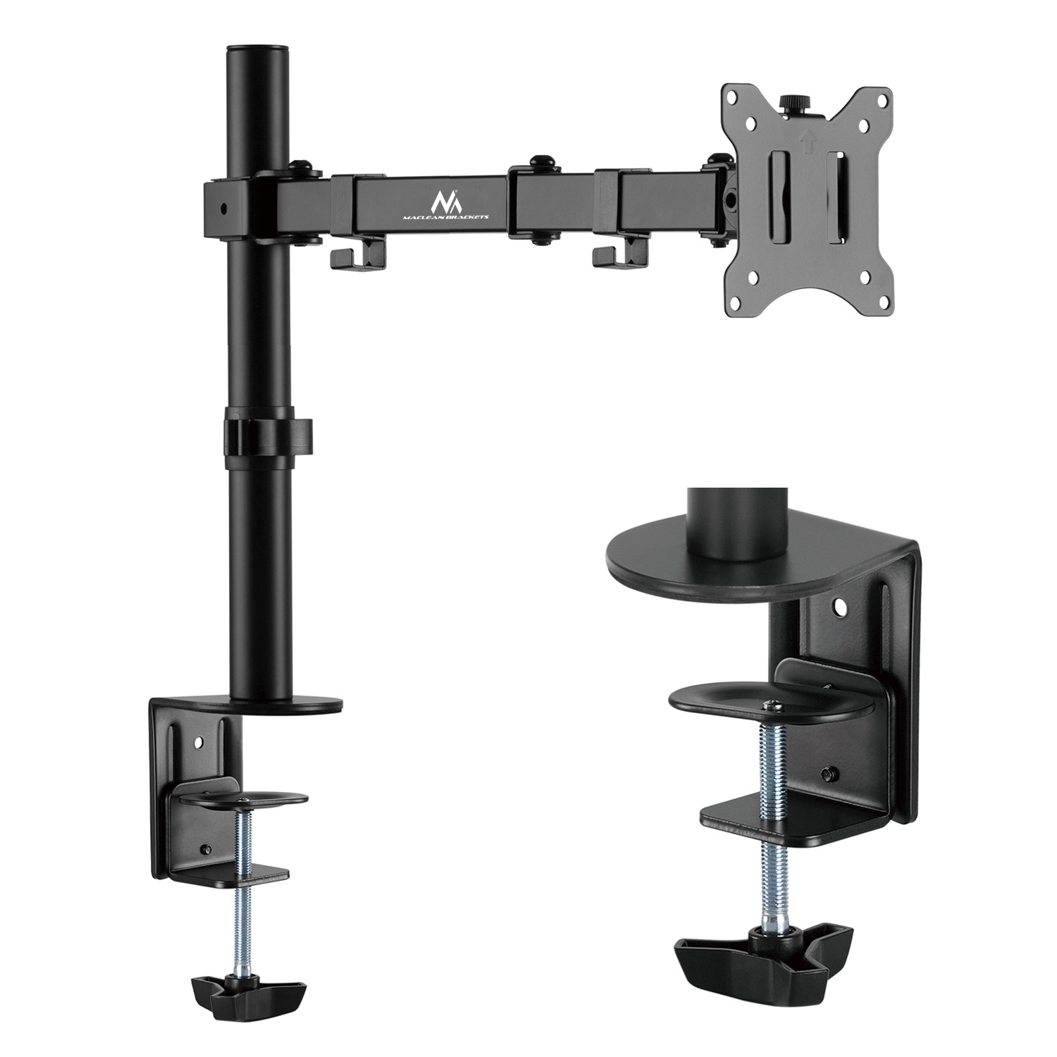 Universal Desk Monitor Mount For 17-32 Inch Maclean Mc-883