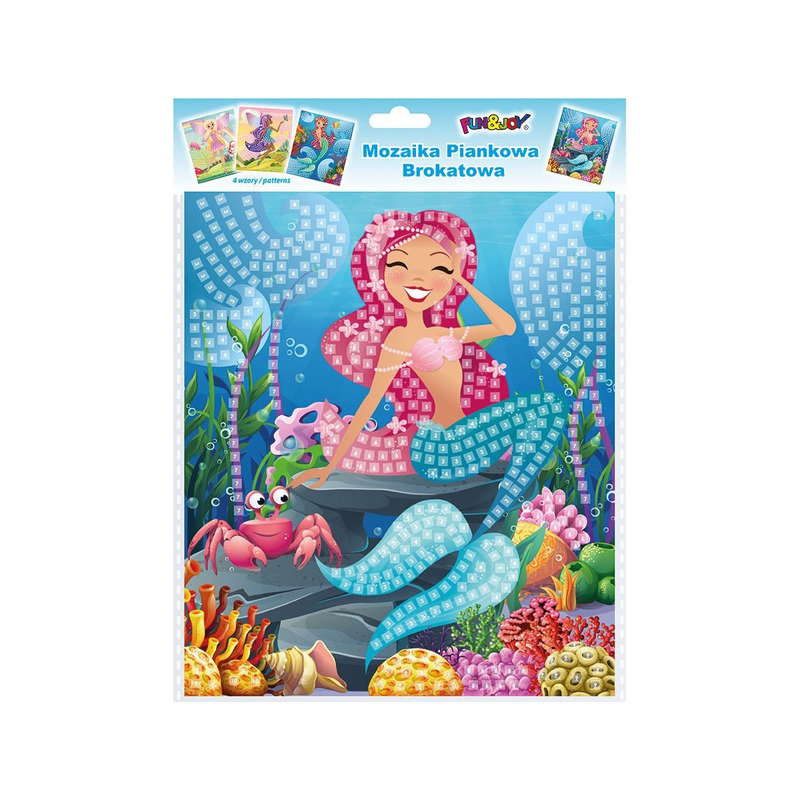 Glitter Foam Mosaic Mermaids 4
