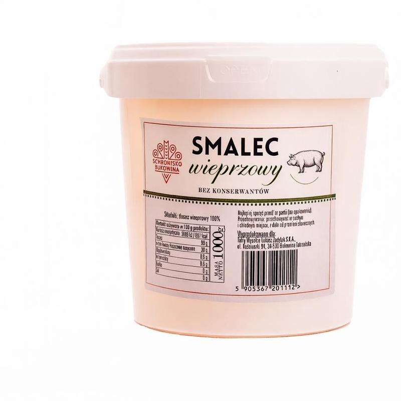 E-shop Reines Schweineschmalz 1 kg - Schronisko Bukowina