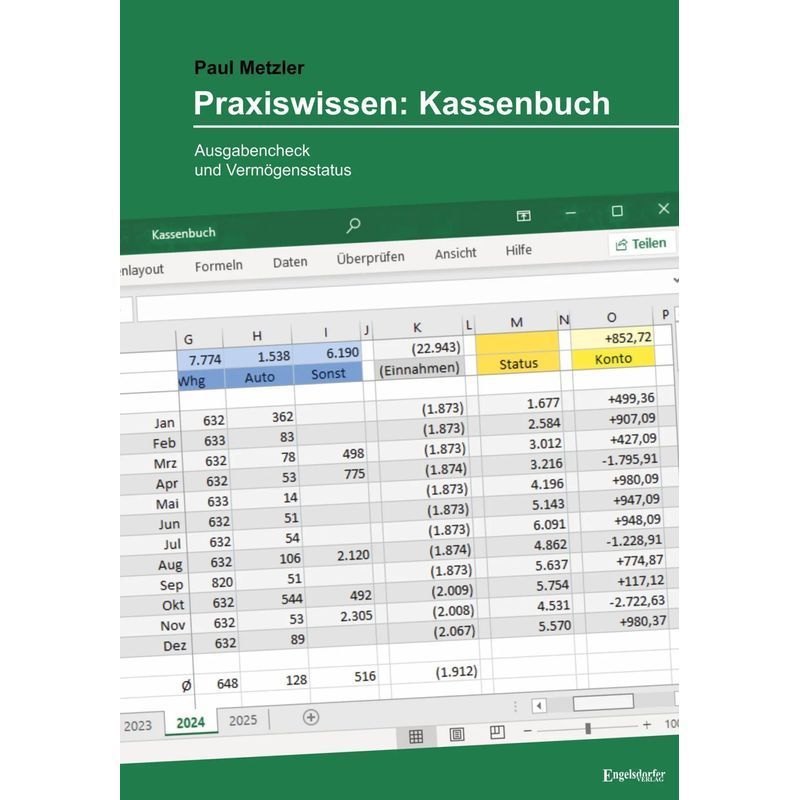 Image of Practical Knowledge: Cash Book - Expense Check And Asset Status - Paul Metzler - Paperback - 140 Pages - German - 2025 - Hemmann, Tino - Ean 9783690950374