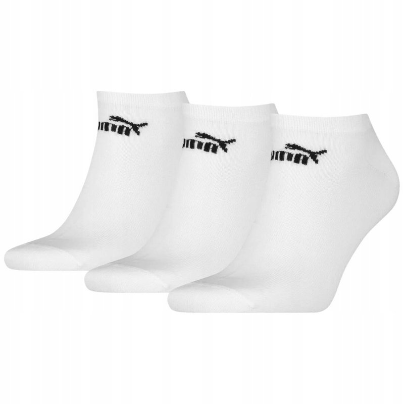 Y8612 Ankle Socks 3-pack White Soft Cotton Socks 39-42