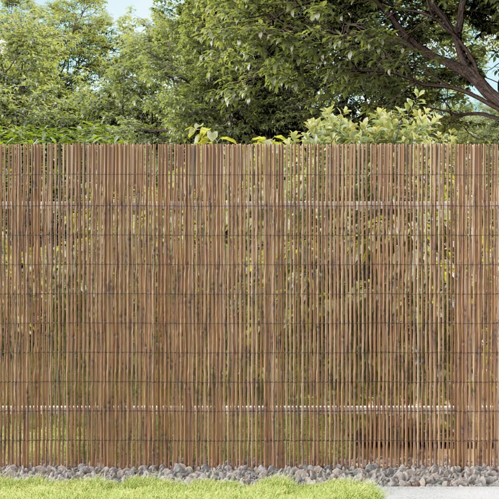 Image of Vidaxl Garden Fence, Durable Reed Mat, Reed Tube Mat For Garden, Balcony, Terrace, Privacy Screen, Windbreak, Privacy Mat, Reed