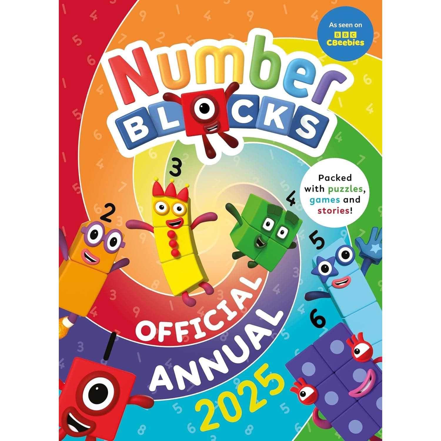 TEMU Numberblocks Annual 2025 By Sweet Cherry Publishing - Ages 3-5 - Hardback
