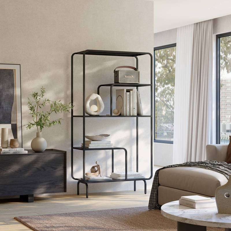 Bookshelf Færder Steel 145 X 76 X 33